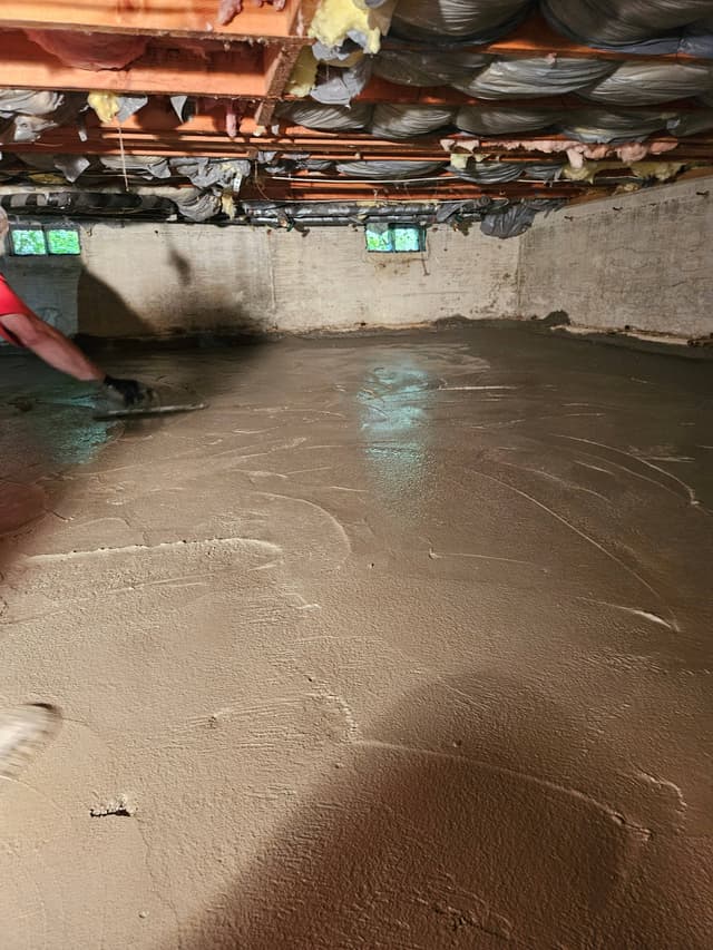 crawl space after